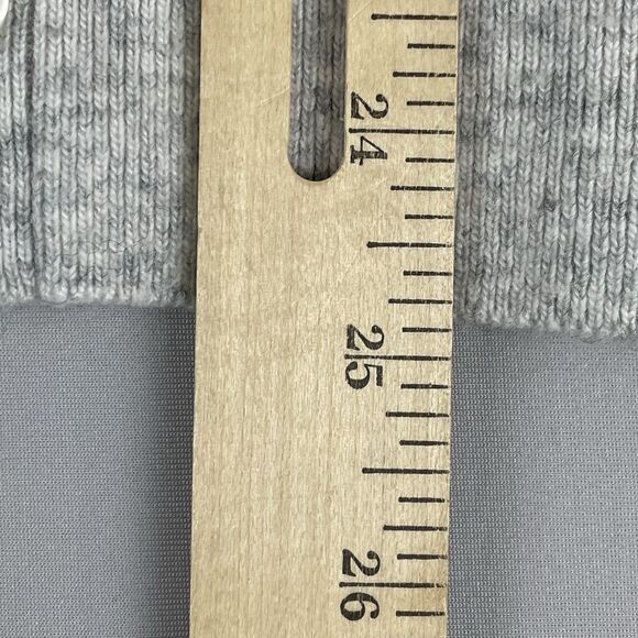 ANN TAYLOR LOFT Long Sleeve Button Back Sweater Women’s Med Light Grey Academia - Picture 10 of 13